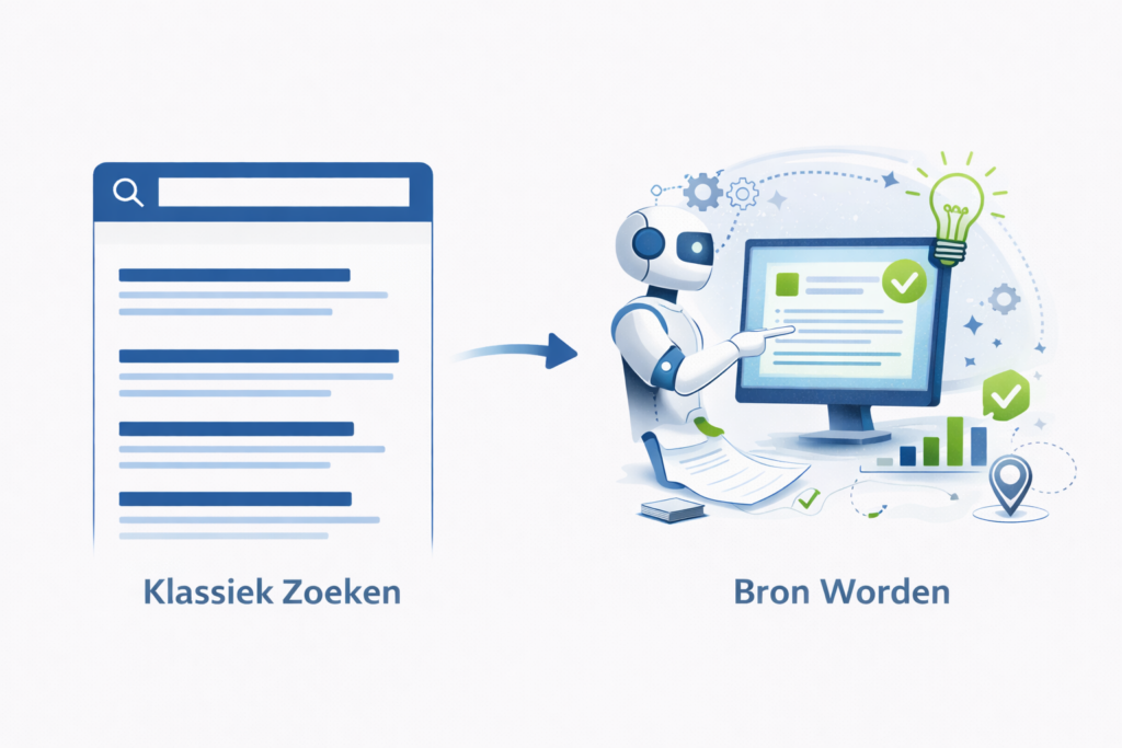 Van klassiek zoeken naar bron worden